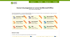 Desktop Screenshot of lec-academy.ro